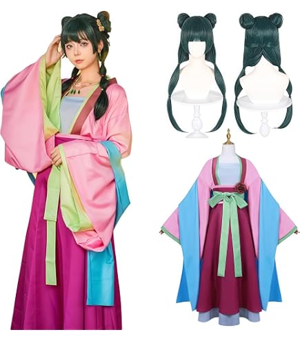 Amazon.co.jp: [XMSISKXJ] 薬屋のひとりごと コスプレ 衣装 猫猫 侍女